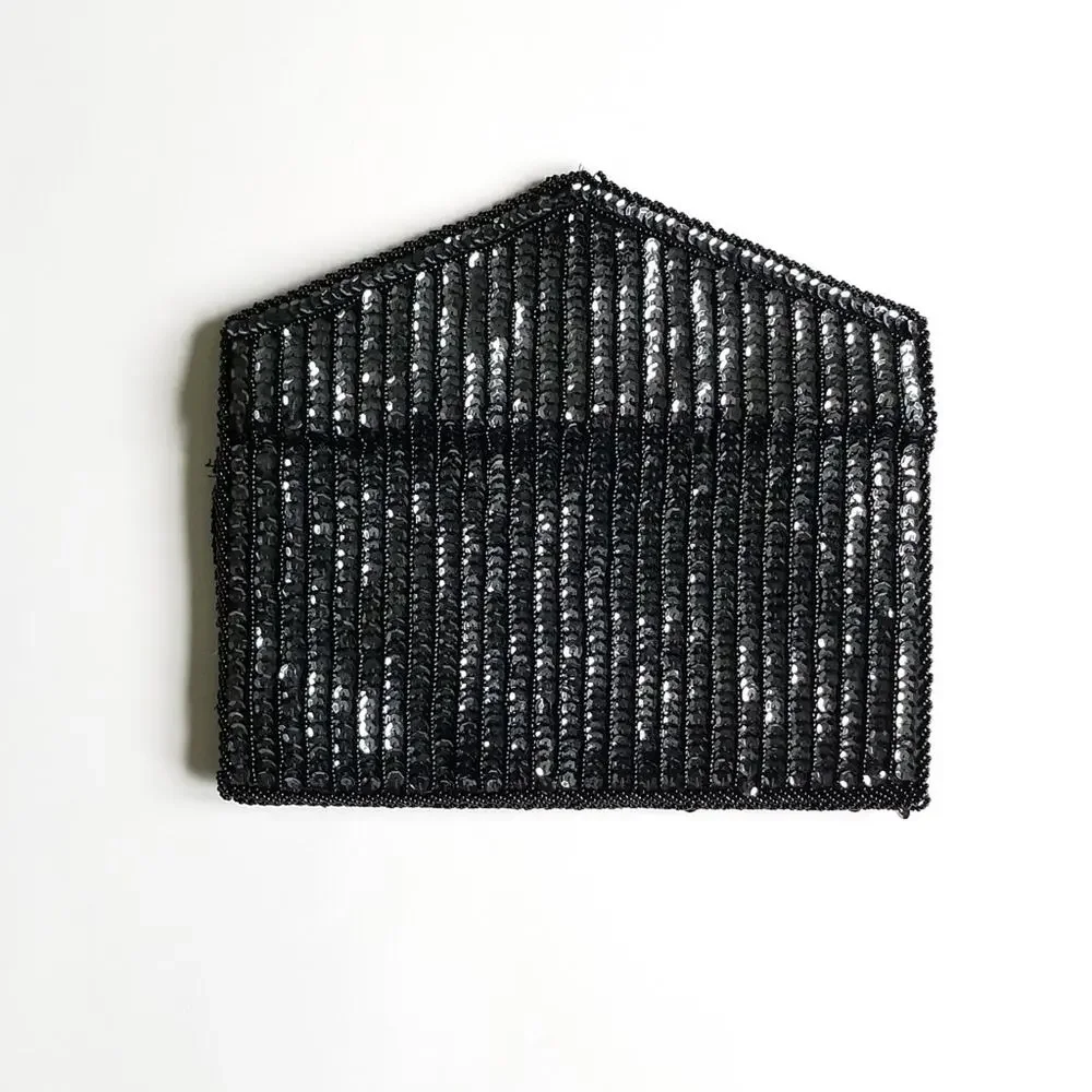 Vintage Delill Envelope Clutch Beads & Sequins